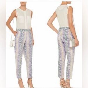 ✨ Equipment Femme Snakeskin Print Silk Pants Small ✨